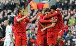 Liverpool 5-0 Swansea City (England Premier League 2012-2013, round 27)
