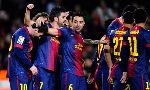 Barcelona 5-1 Osasuna (Spanish La Liga 2012-2013, round 21)