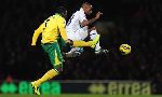 Norwich City 1-1 Tottenham Hotspur (Highlights vòng 24, giải ngoại hạng Anh 2012-13)