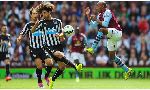 Aston Villa 1-2 Newcastle United (England Premier League 2013-2014, round 4)