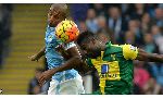 Manchester City 2-1 Norwich City (English Premier League 2015-2016, round 11)
