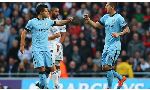 Manchester City 2-1 Swansea City (English Premier League 2014-2015, round 12)