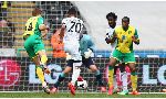 Swansea City 3-0 Norwich City (English Premier League 2013-2014, round 32)