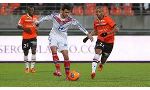 Lorient 2 - 2 Lyon (Pháp 2013-2014, vòng 19)