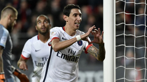Bóng đá - PSG hạ Rennes nhờ phát súng duy nhất của Di Maria