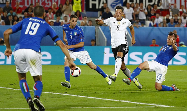 Đức 1 - 1 Italy (Euro 2016, vòng )