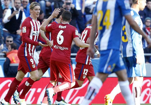 Espanyol 1 - 3 Atletico Madrid (Tây Ban Nha 2015-2016, vòng 32)